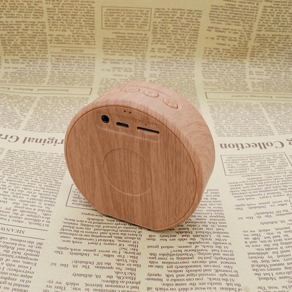 Mini Wood Bluetooth Speaker Portable Outdoor Wireless Support AUX TF Mini Wood Bluetooth Speaker Portable Outdoor Wireless Support AUX TF